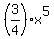 %283%2F4%29x%5E5