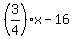 %283%2F4%29x-16