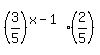%283%2F5%29%5E%28x-1%29%282%2F5%29