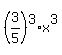 %283%2F5%29%5E3%2Ax%5E3