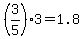 %283%2F5%293=1.8
