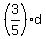 %283%2F5%29d