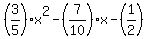 %283%2F5%29x%5E2-%287%2F10%29x-%281%2F2%29