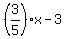 %283%2F5%29x-3