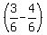%283%2F6-4%2F6%29