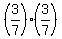 %283%2F7%29%283%2F7%29