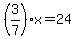 %283%2F7%29%2Ax=24