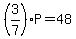 %283%2F7%29P+=+48