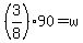 %283%2F8%2990=w