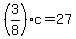 %283%2F8%29c=27