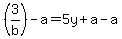 %283%2Fb%29-a=5y%2Ba-a