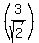 %283%2Fsqrt%282%29%29