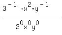%283%5E%28-1%29x%5E2%2Ay%5E%28-1%29%29%2F%282%5E0x%5E0y%5E0%29