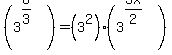 %283%5E%288%2F3%29%29=%283%5E2%29%283%5E%283x%2F2%29%29