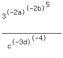 %283%5E-2+a%5E-2+b%5E5%29%2F%28c%5E-3+d%5E-4%29