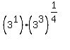 %283%5E1%29%2A%283%5E3%29%5E%281%2F4%29