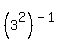 %283%5E2%29%5E%28-1%29