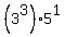 %283%5E3%29%2A5%5E1