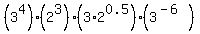 %283%5E4%29%282%5E3%29%283%2A2%5E0.5%29%283%5E%28-6%29%29