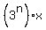 %283%5En%29x