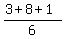 %283+%2B+8+%2B+1%29%2F6