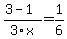 %283-1%29%2F3x=1%2F6