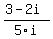 %283-2i%29%2F5i