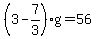 %283-7%2F3%29g=56