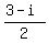 %283-i%29%2F2