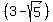 %283-sqrt%285%29%29