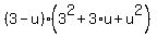 %283-u%29%283%5E2%2B3%2Au%2Bu%5E2%29+