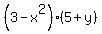 %283-x%5E2%29%285%2By%29