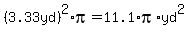 %283.33yd%29%5E2%2Api=11.1%2Api%2Ayd%5E2