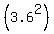%283.6%5E2%29