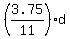 %283.75%2F11%29d%29%29