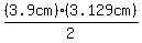 %283.9cm%29%2A%283.129cm%29%2F2
