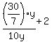%2830%2F7%29y%2F%2810y%29%2B2