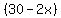 %2830-2x%29