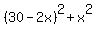 %2830-2x%29%5E2%2Bx%5E2