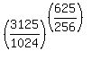%283125%2F1024%29%5E%28%28625%2F256%29%29
