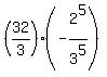 %2832%2F3%29%2A%28-2%5E5%2F3%5E5%29