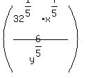 %2832%5E%281%2F5%29x%5E%287%2F5%29%2Fy%5E%286%2F5%29%29