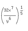 %2832x%5E%287%29%2Fy%5E%286%29%29%5E%281%2F5%29