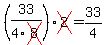 %2833%2F4cross%288%29%29cross%282%29+=+33%2F4
