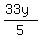 %2833y%29%2F5