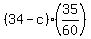 %2834-c%29%2A%2835%2F60%29