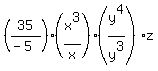 %2835%2F%28-5%29%29%2A%28x%5E3%2Fx%29%2A%28y%5E4%2Fy%5E3%29%2Az