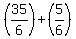 %2835%2F6%29%2B%285%2F6%29