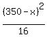 %28350-x%29%5E2%2F16