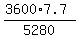 %283600%2A7.7%29%2F5280
